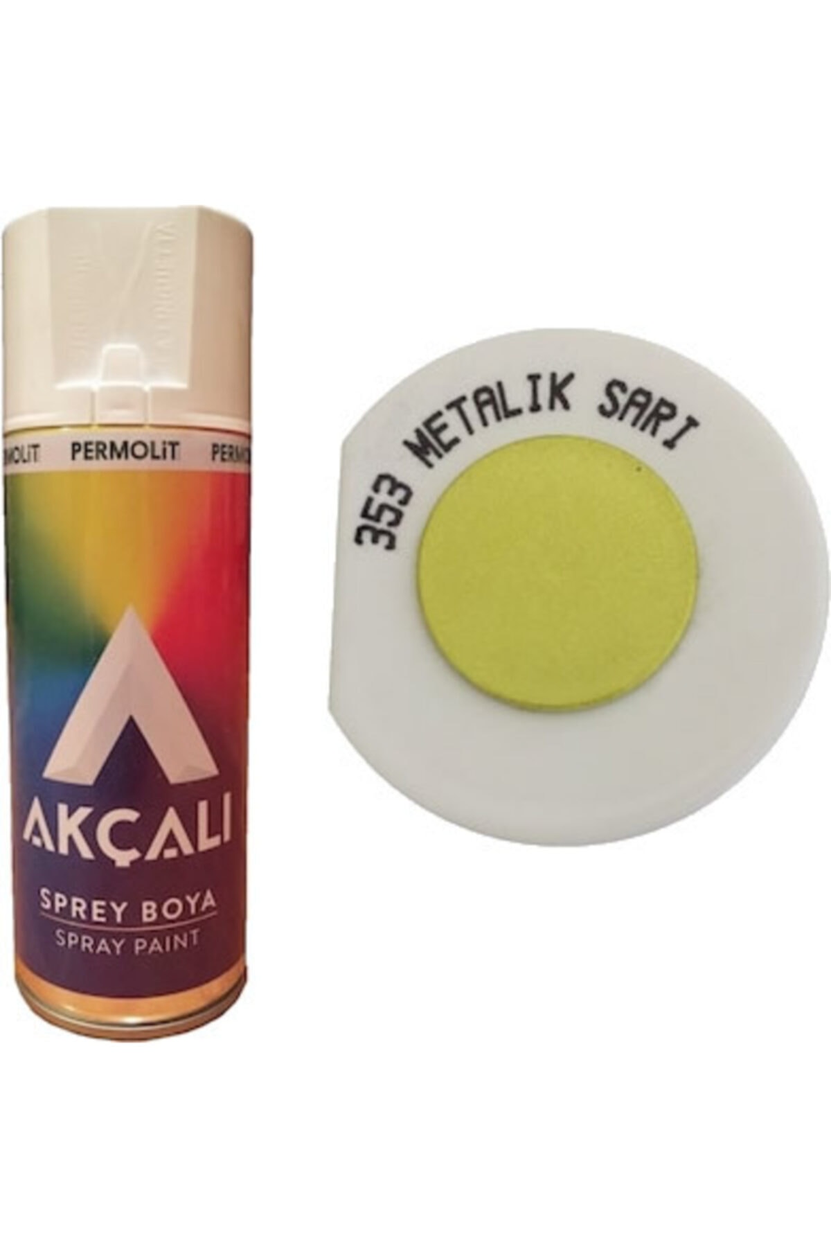 Metalik Sarı 353 Sprey Boya Metalik 400 ml