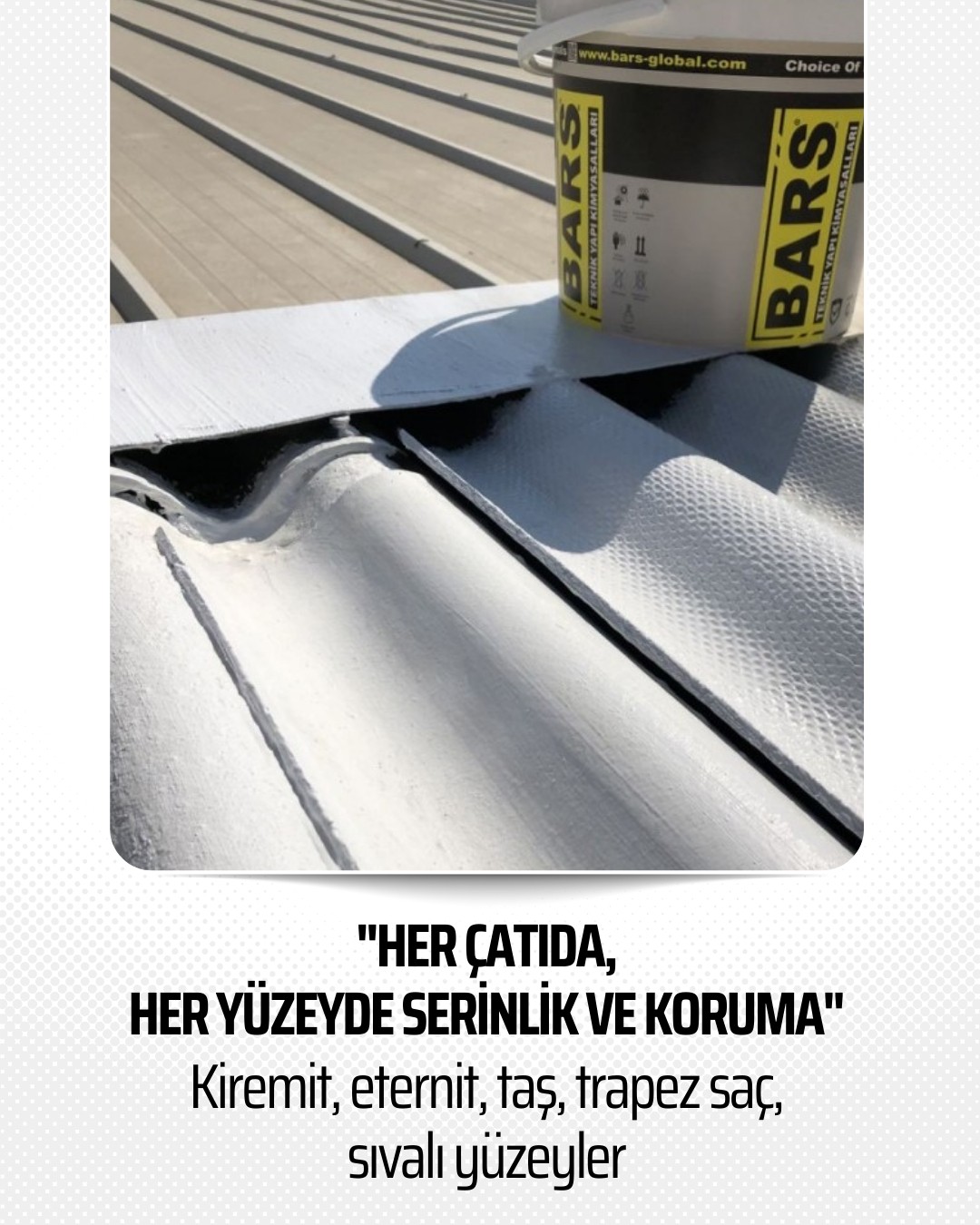 Isı ve Su Yalıtımlı Çatı Kaplama Boyası - Su Bazlı, Ultra Beyaz, Esnek, Procool Roof 320
