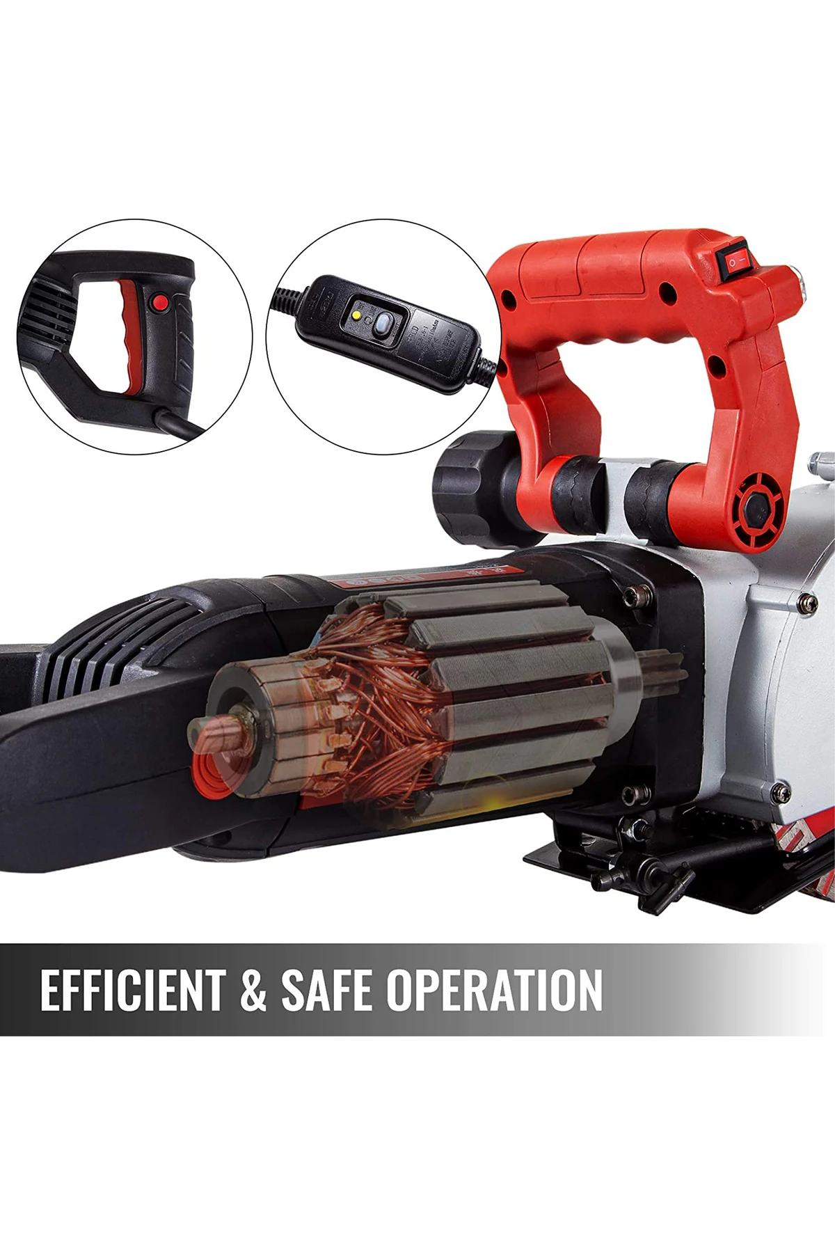 2400 W Elektrikli Duvar Oluk Kanal Açma Duvar Kesme ve Elektrik Kablosu Yerleştirme Makinesi