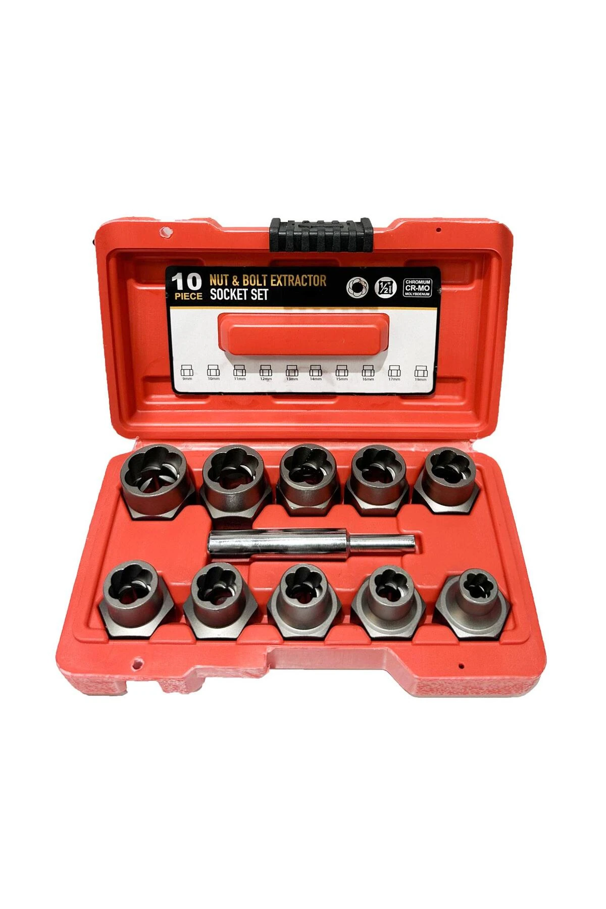 Grayzer 1/2 Yalama Somun Sökme Seti 10 Parça