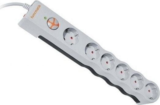 TSK5015 Powersurge Beyaz Beşli 2 Usb Girişli 1,5 metre Akım Korumalı Priz