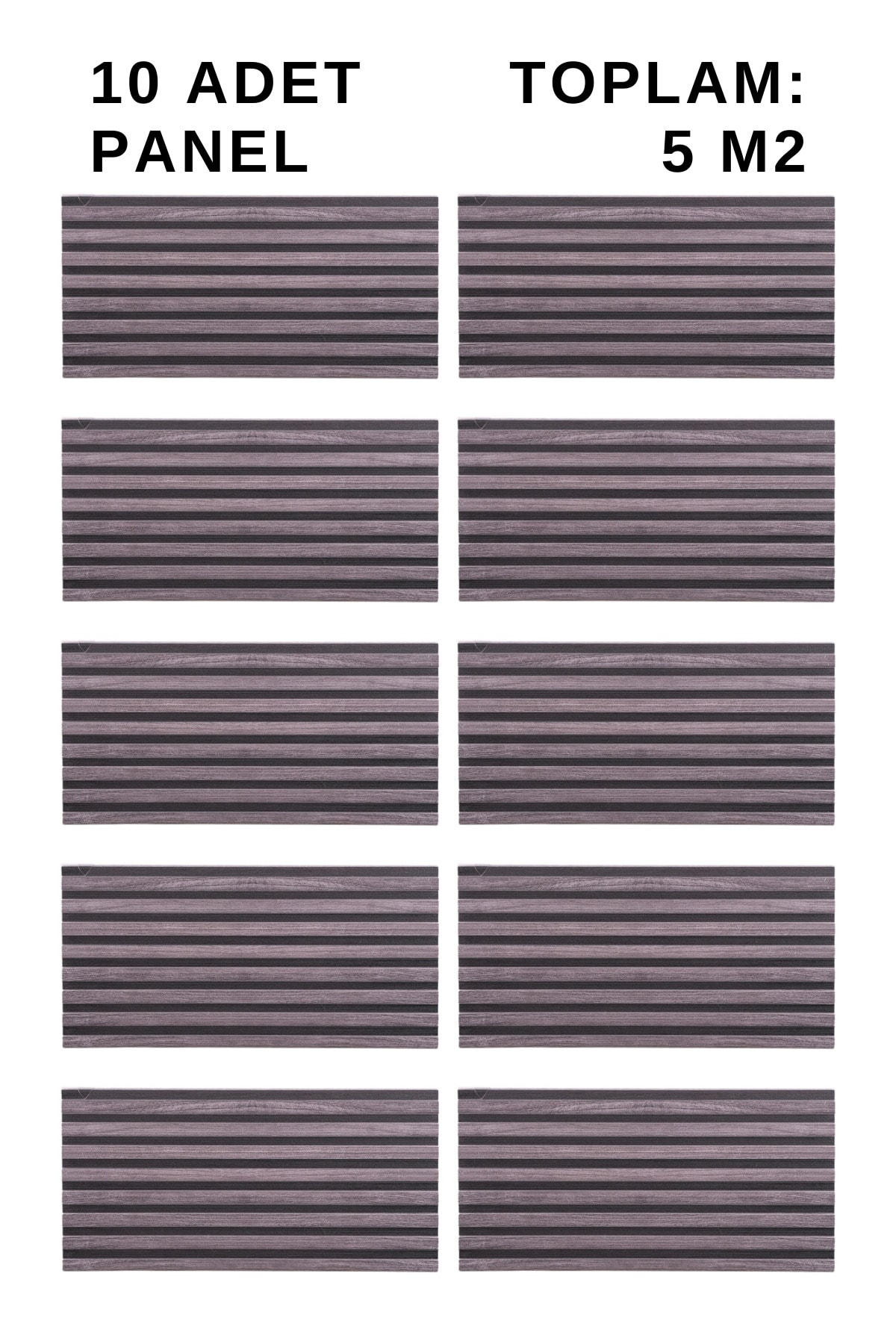 Ahşap Görünümlü Strafor Duvar Paneli 100x50cm LK-07