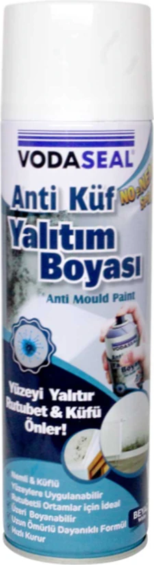 Vodaseal Anti Küf Yalıtım Boyası Beyaz Sprey 500 ml Net : 350 gr