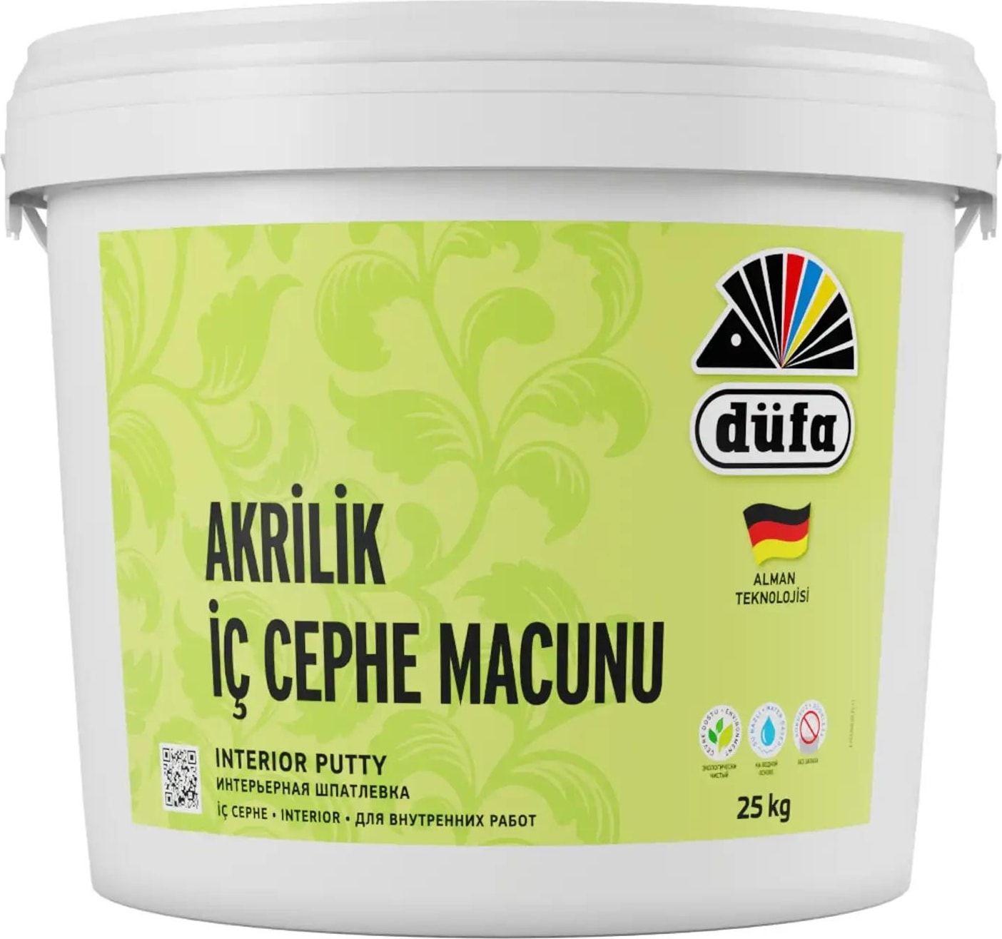 Akrilik İç Cephe Macun 25 l Beyaz