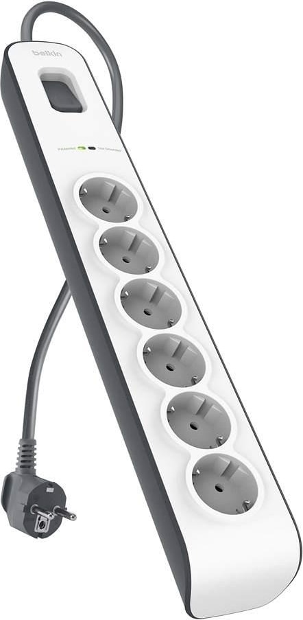 Surgemaster BSV603VF2M 2m 6'lı Priz