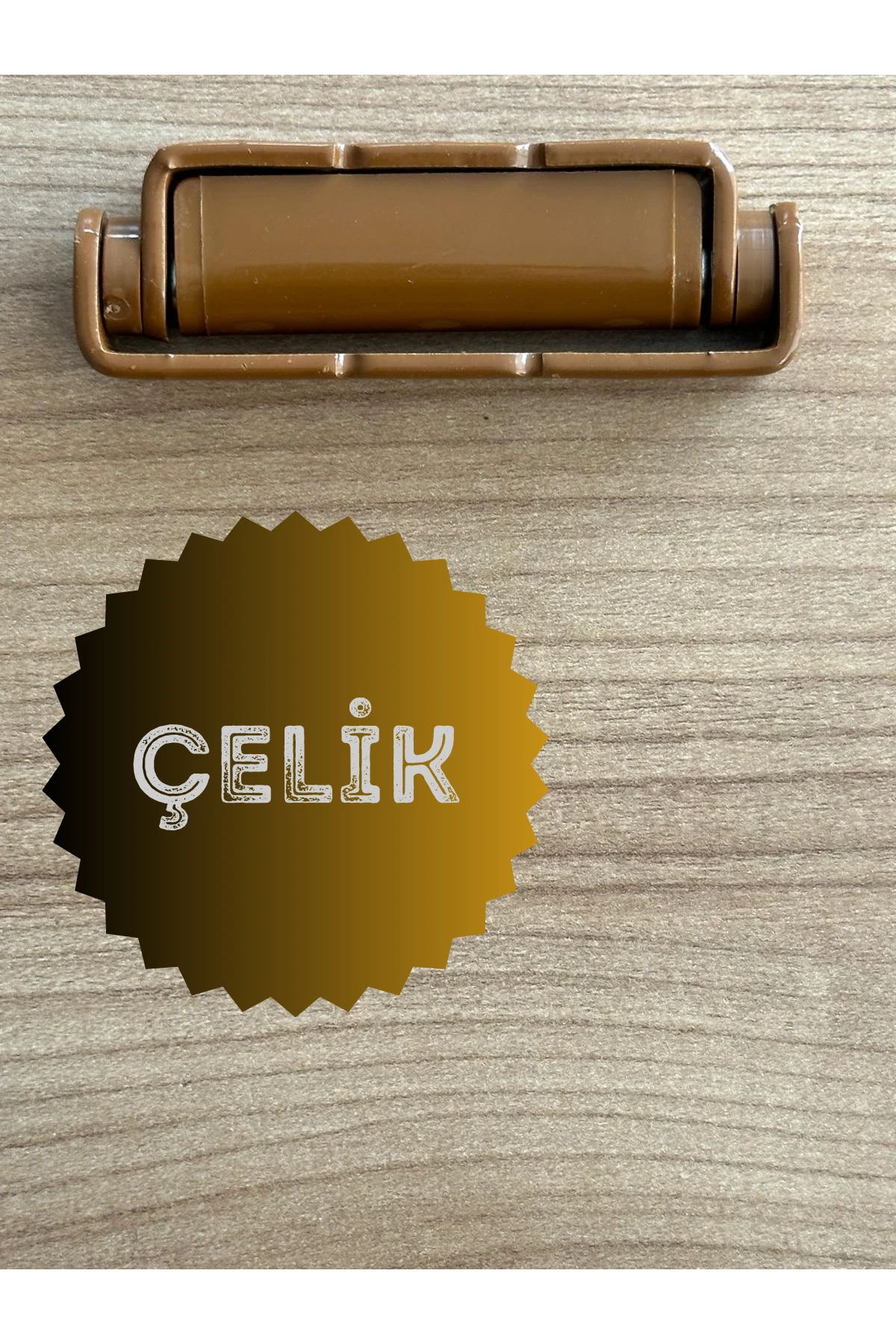 Pvc Pimapen Kapı Pencere Pratik Çelik Menteşe 80mm Kahve/altınmeşe (10 ADET) Vidalar Dahil