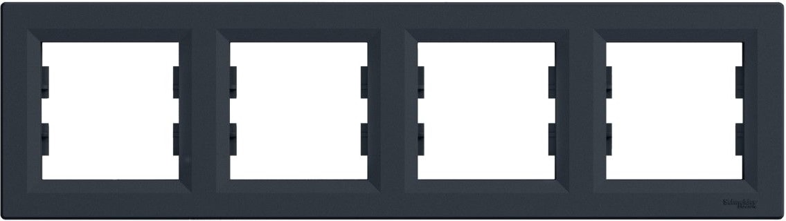 Asfora Antrasit Dörtlü Çerçeve Yatay