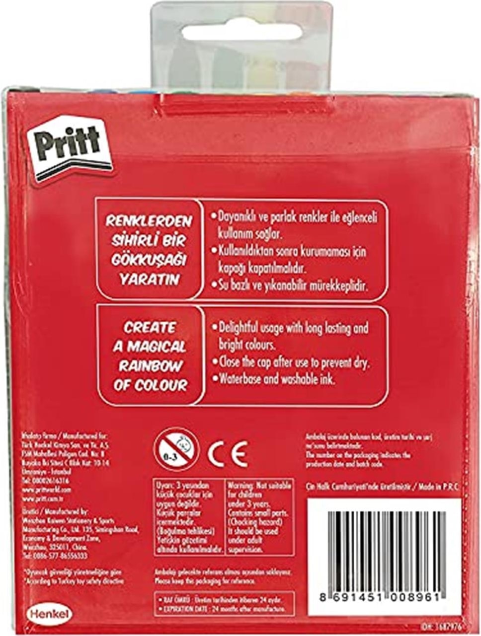 Pritt 12'li Keçeli Kalem