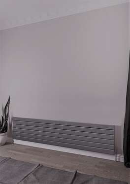 Teos Yatay Çelik Radyatör 2000X445 Pütürlü Antrasit (7946)