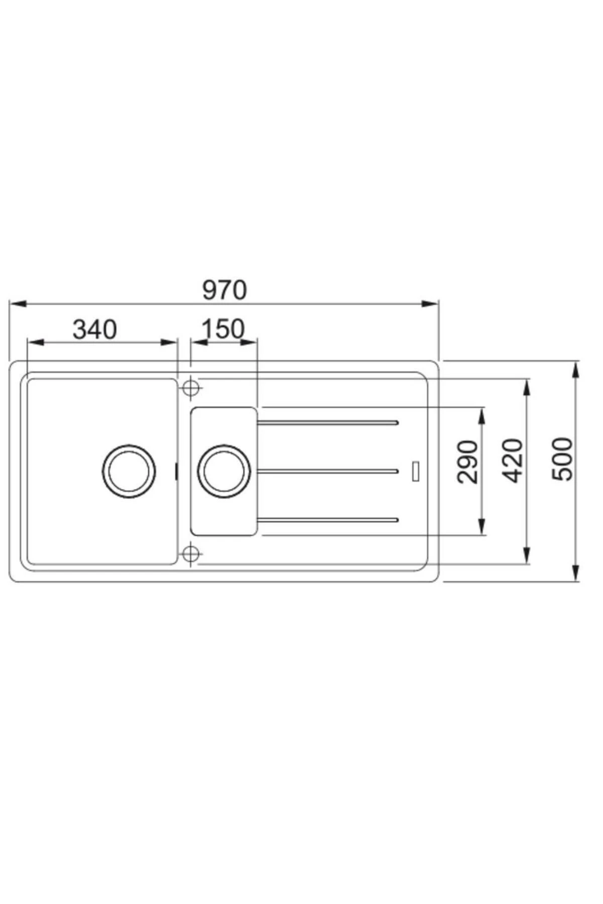 BASİS BFG 651 AVENA Granit Evye