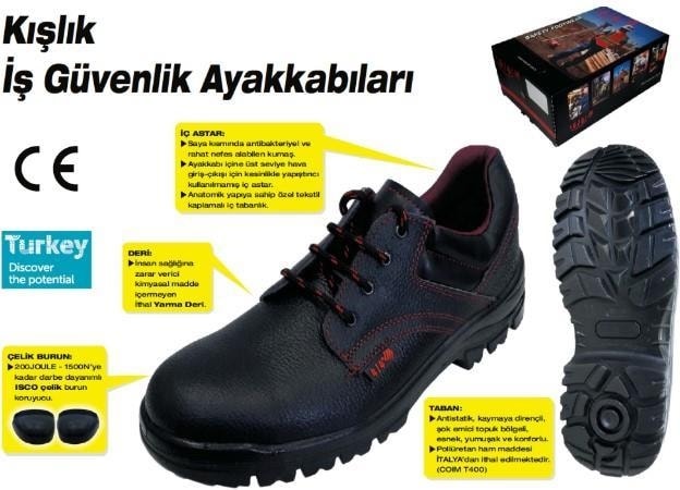 414 Çelik Burunlu Iş Ayakkabısı S2 41 Numara