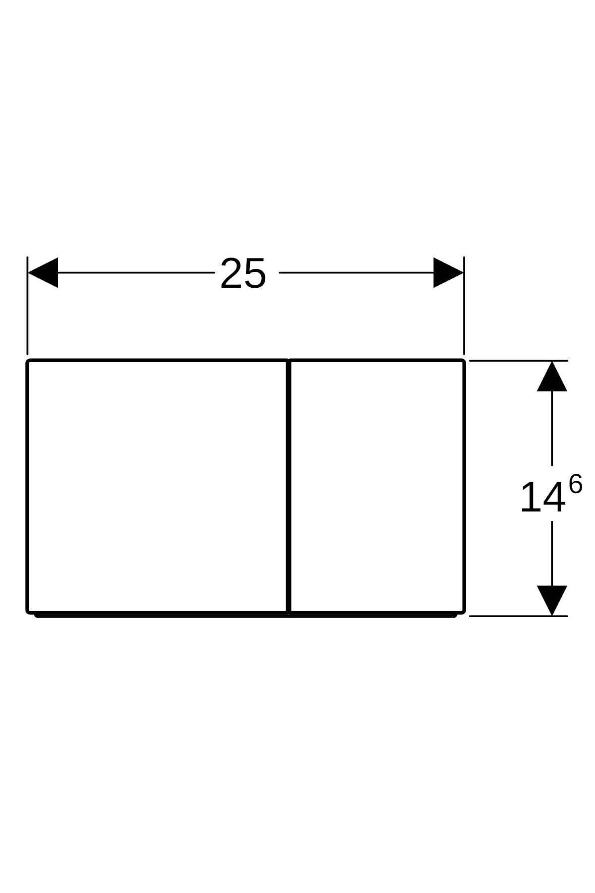 Basmalı Kumanda, Sigma70, Çift, Kapağı, Pirinç, 115.622.QF.1