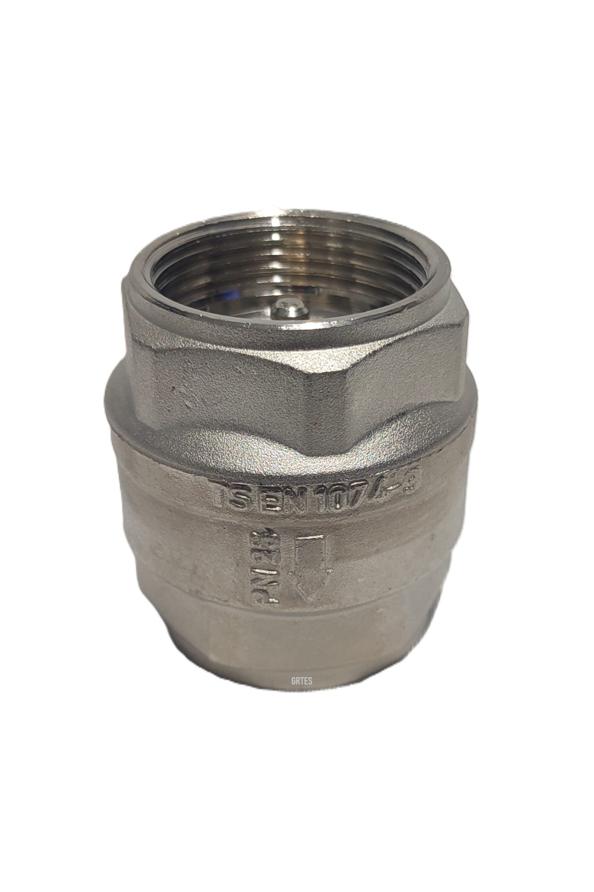 1" Dn25 Sarı/Krom Dik Çekvalf - Vertical Check Valve