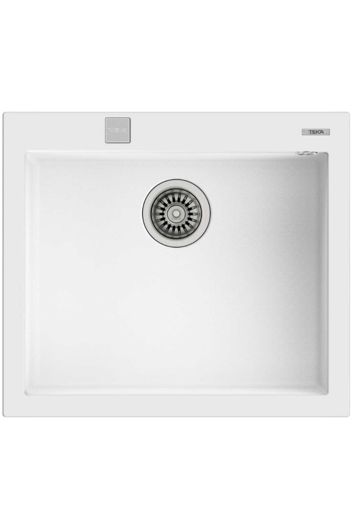115230009-teka Forsquare 50.40 Tg Arctic White Granit Eviye