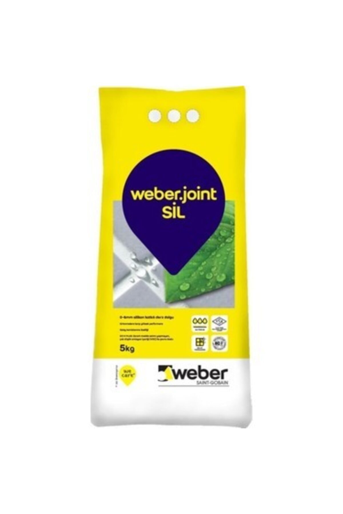 Joint Sil Silikon Katkılı Derz 5 Kg (GRİ)