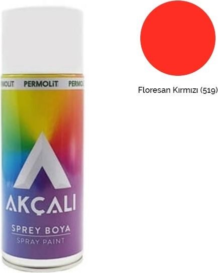 Sprey Boya 519 Floresan Kırmızı 400 Ml.