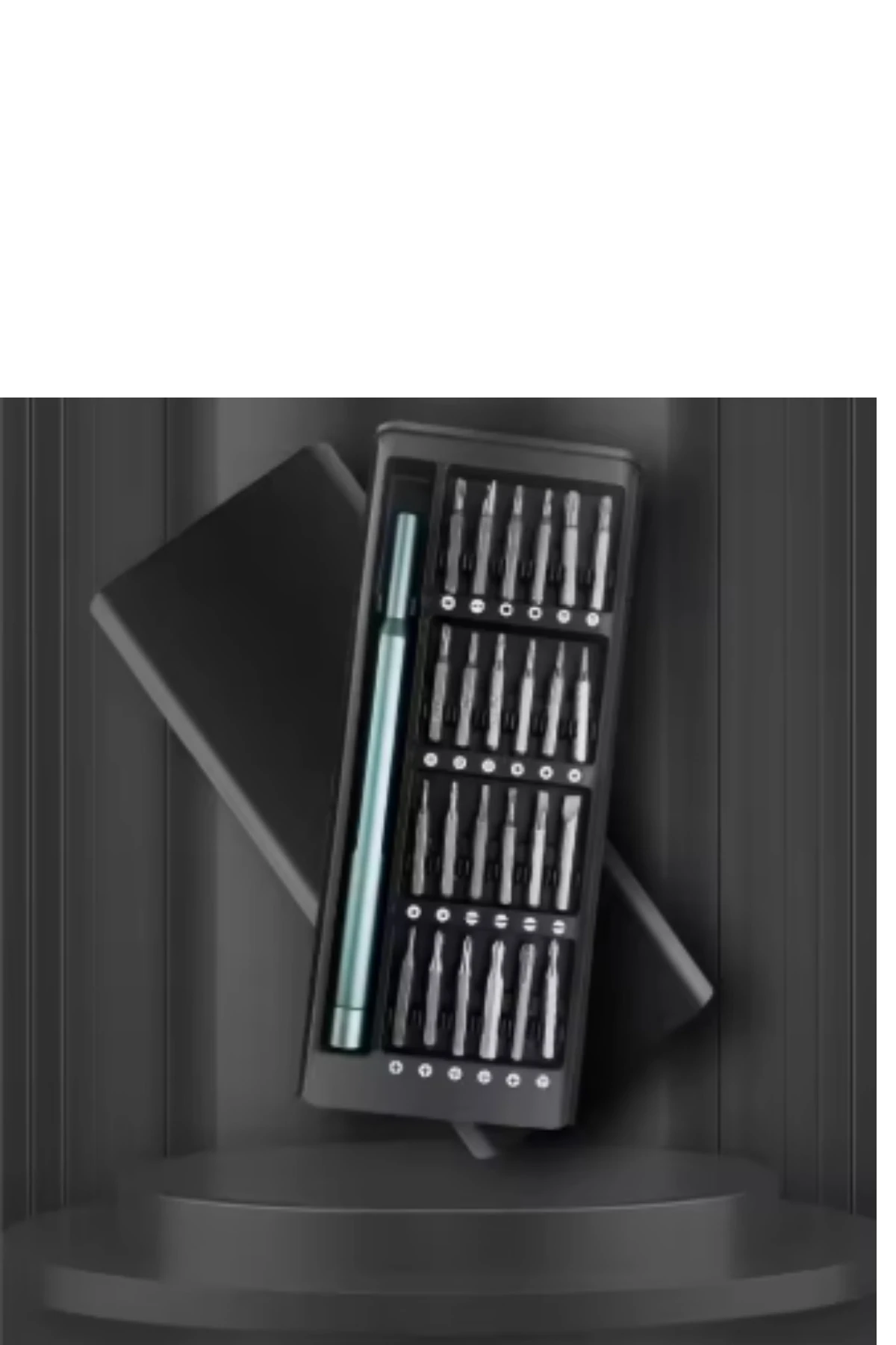 24+1 Parça Özel Taşıma Kutulu Kompakt Boyut Hassas Mıknatıslı Profesyonel Tornavida Seti