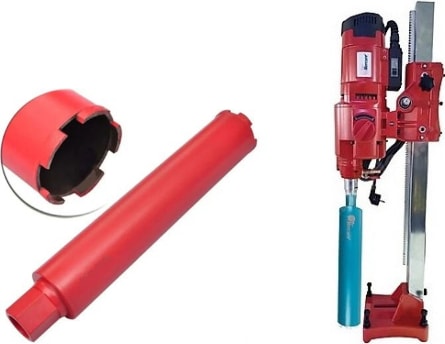 Karot Makinası Standart Sehpa MC-7550 S+Akdeniz Karot Ucu 60*552 mm