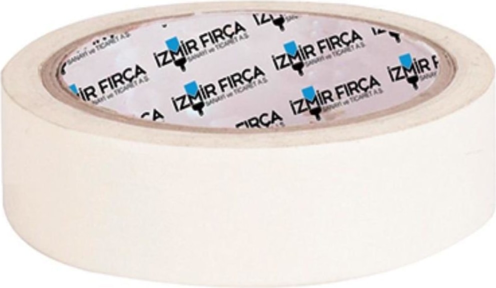 Izmir Fırça Rulo Maskeleme Bant Boya Bant Kağıt Bant 48 Mm*25 Metre
