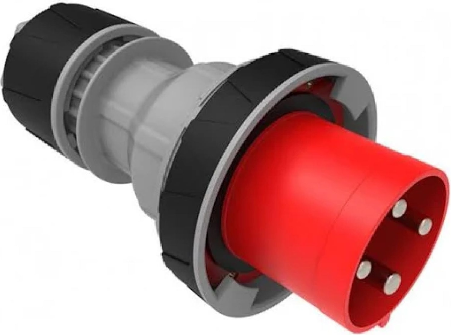 BC1-6504-7011 ,4-Kutup/3p+Pe 125-AMPER Düz Seyyar Fiş