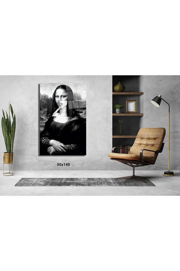Mona Lisa Sinema Ve Ünlüler Cam Tablo #PCT0889