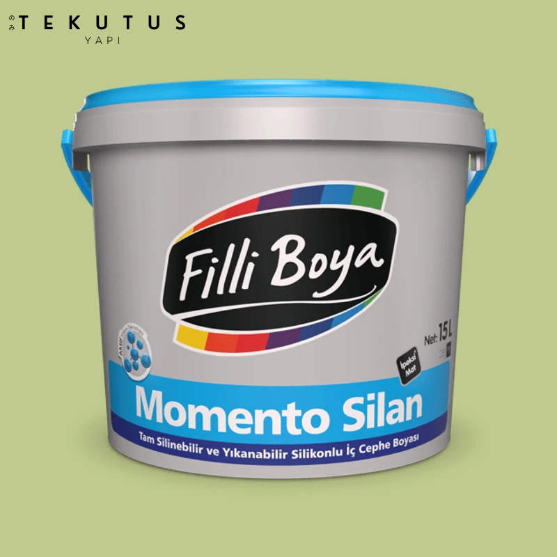 Momento Silan Silikonlu Iç Cephe Boyası 15 L Fıstık