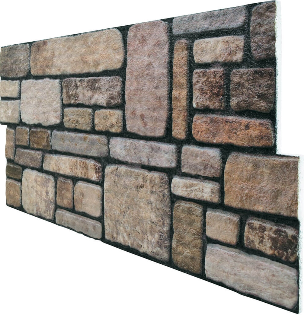 5 Adet (2,5m2) x Karma Taş Desenli 3 Boyutlu Renkli Strafor Köpük Duvar Kaplama Paneli (KR-304)