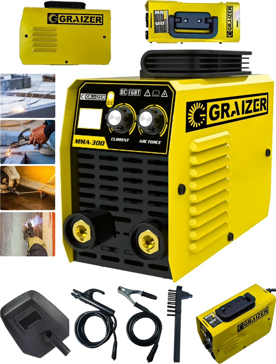 Alman Hgr Pro 300 Amper Inverter Mega Stıck Kaynak Makinesi - S