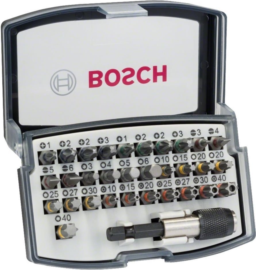 BOSCH Ixo 7 Akülü Vidalama + 32 Parça Extra Hard Bits Seti 06039E0000