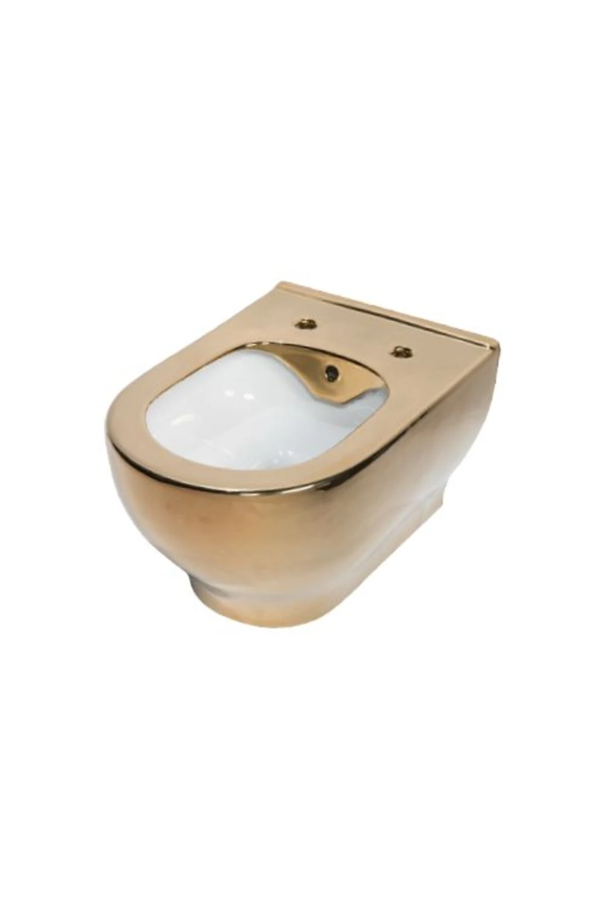 Garcia 53 Cm Asma Klozet Içi Beyaz Dışı Komple Altın