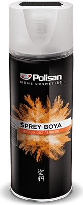 Akrilik Düz Parlak Beyaz Sprey Boya