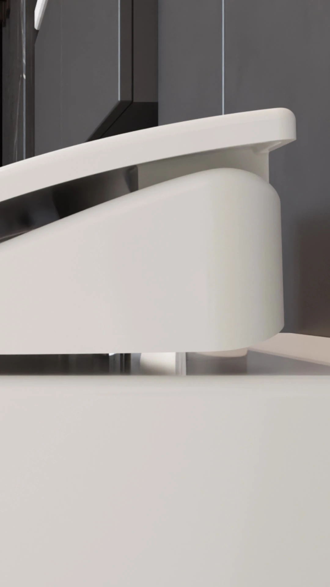 Elegant Mat Cappucino Kanalsız Asma Klozet EG321, Elegant Duroplast Yavaş Kapak