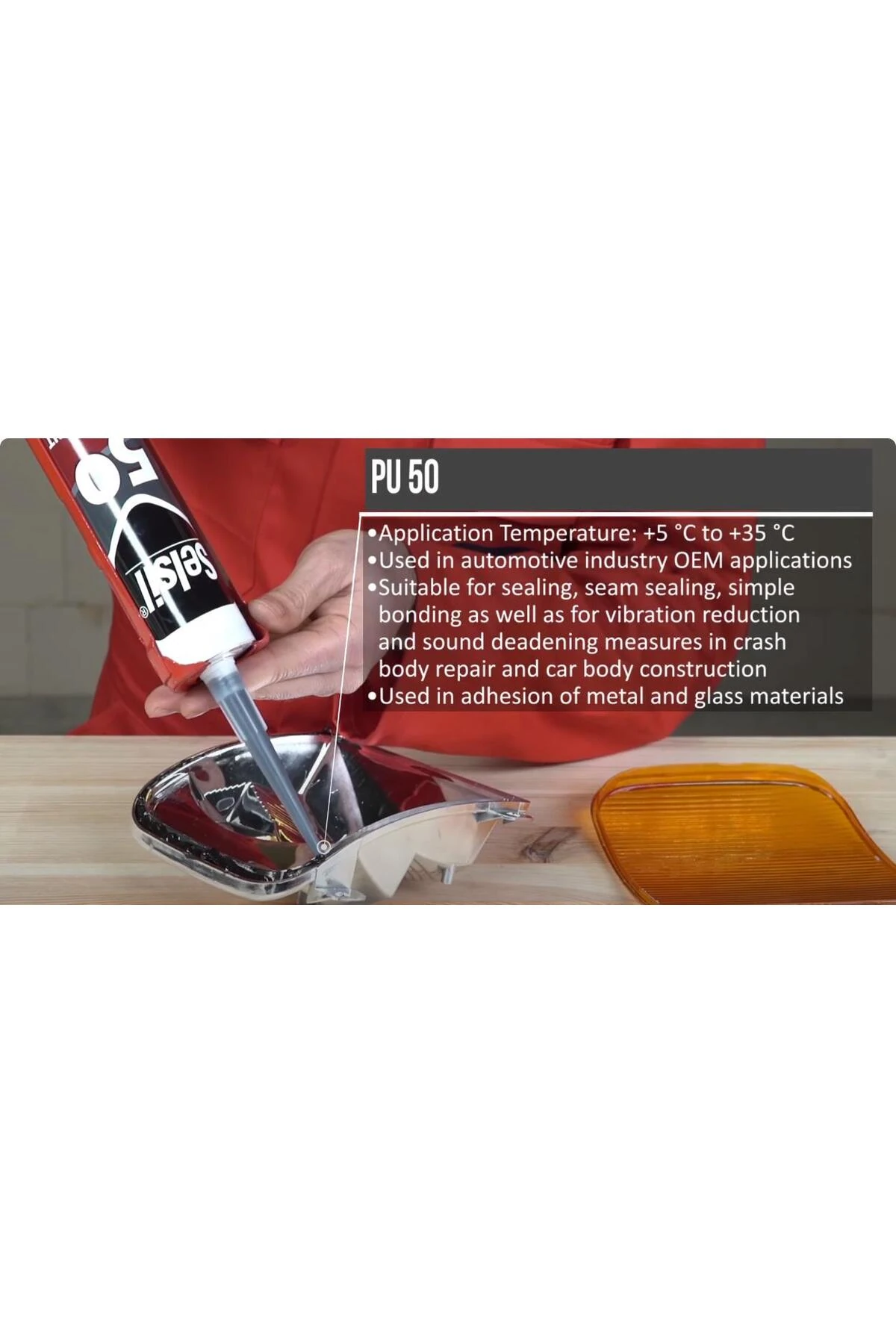 Poliüretan Mastik Yapıştırıcı PU50 GRİ 280 ml. - 1 Adet