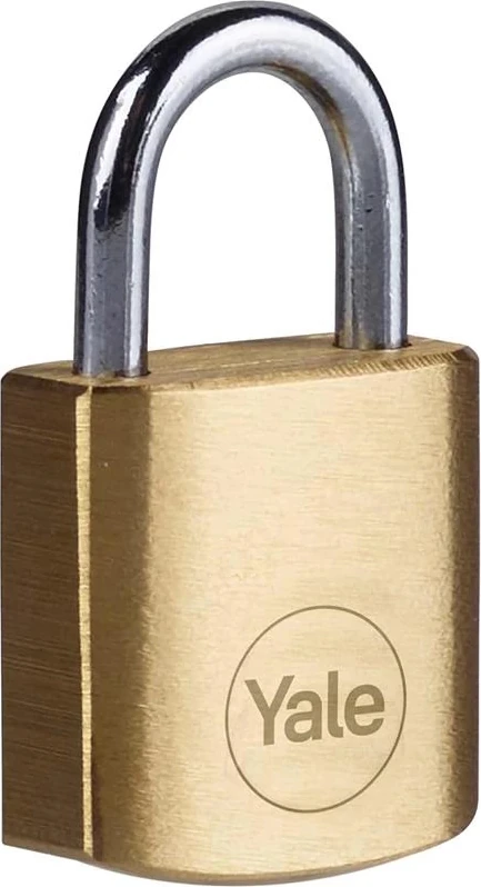 Y110B/20/111/2 - 20MM Pirinç Asma Kilit 2'li Set - Standart Koruma - Çelik Halka - 3 Anahtar