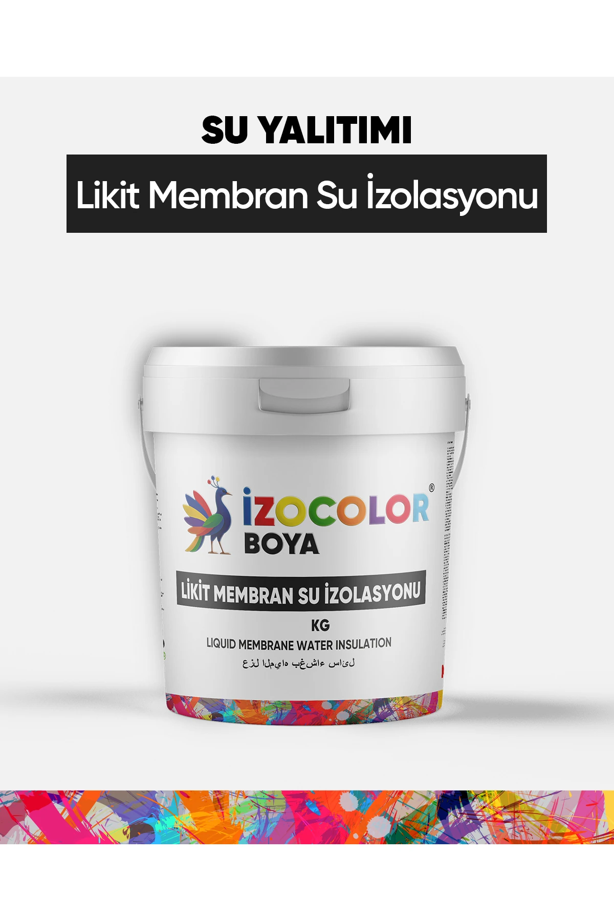 Excellant Likit Membran Su İzolasyon Boyası (Çatı & Dam İzolasyonu)