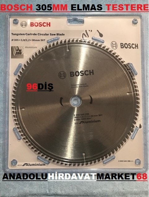BOSCH 305MM Elmas Testere Plastik Alüminyum Metal Kesici Testere