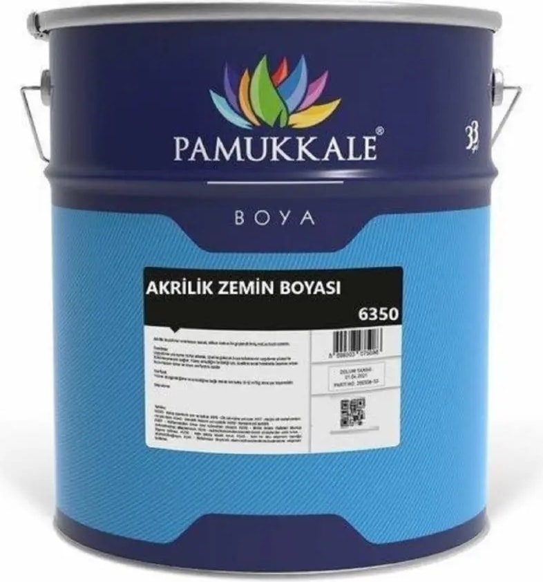 Akrilik Zemin Boyası 15 kg Ral 1023 Krom Sarı