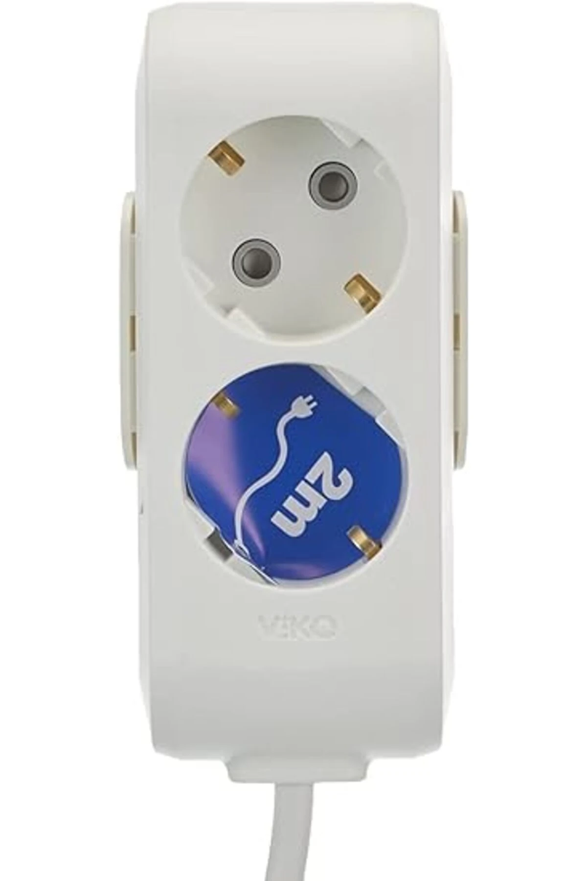 Viko Multi-Let 2li Topraklı Kablolu Ç.K 2mt Priz  2LiTopraklıKabloluÇ.K2mtPriz