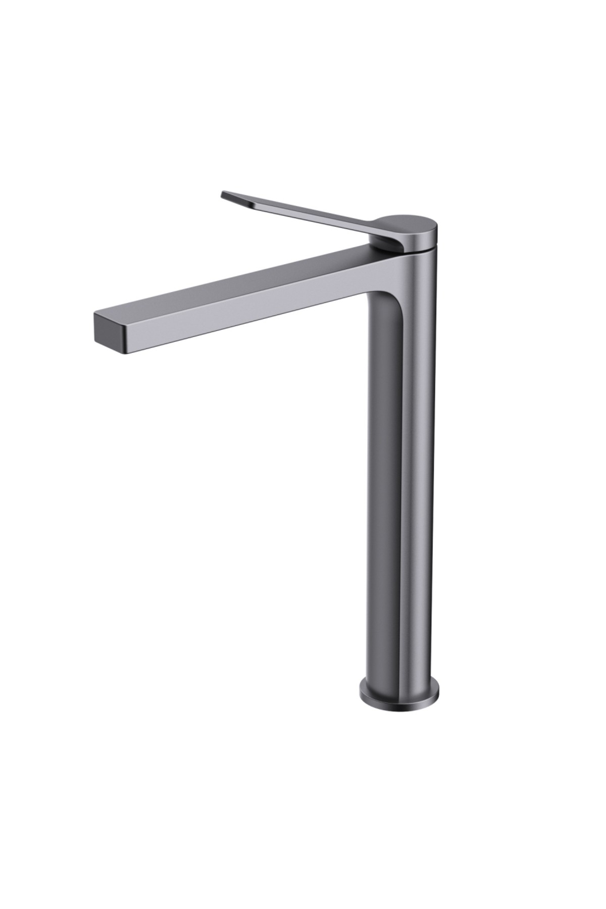 CREAVİT Ritmo Uzun Lavabo Armatürü Metalik Gri RT6500GR
