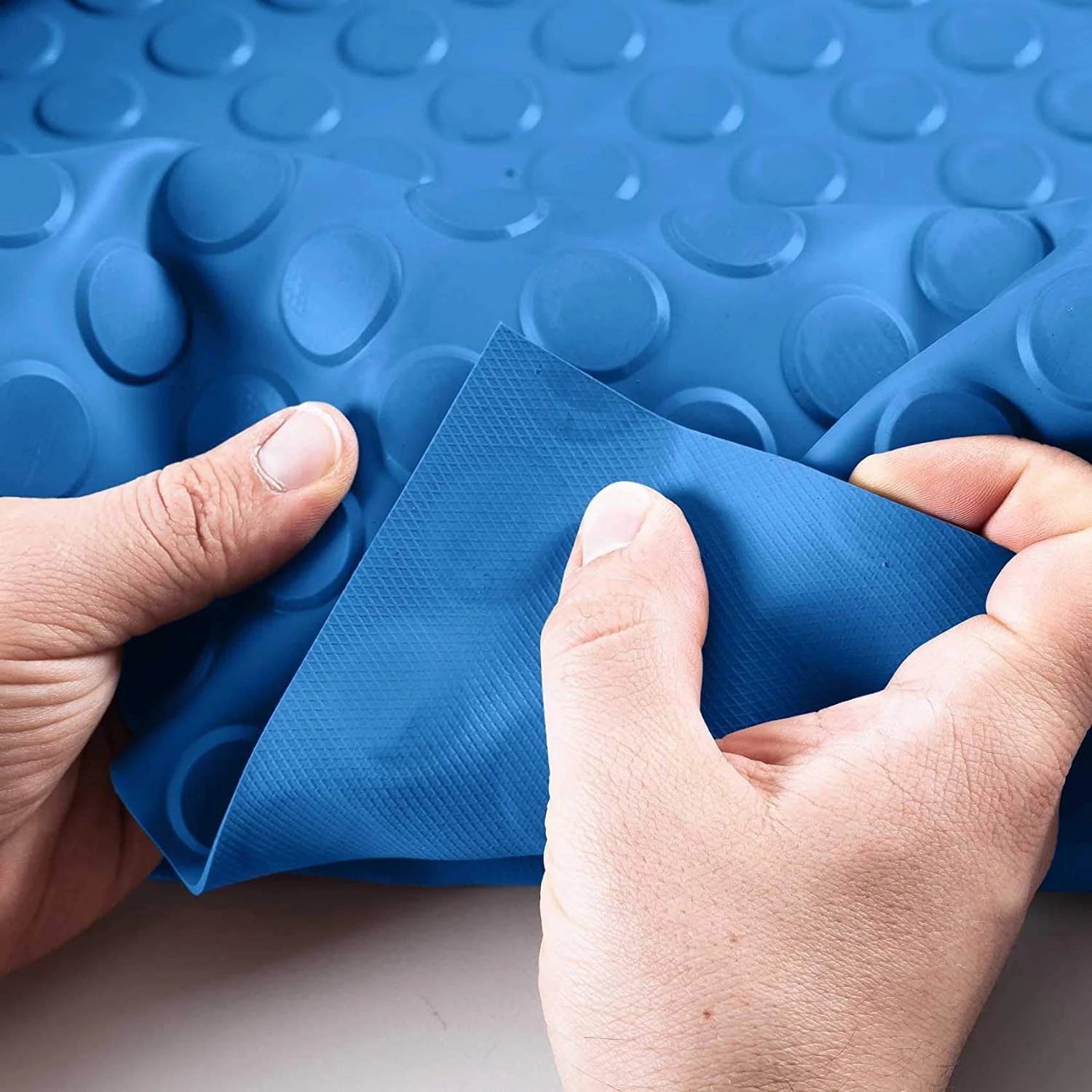 Para Puanlı Kauçuk Mavi Lastik Levha 3X1500X1000 mm