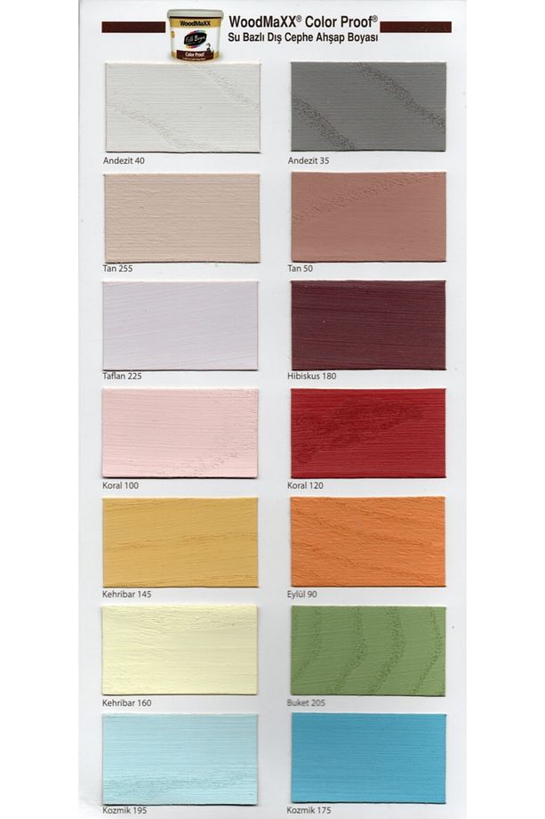 FİLLİ Woodmaxx Color Prof Su Bazlı Dış Cephe Ahşap Boyası 25 lt