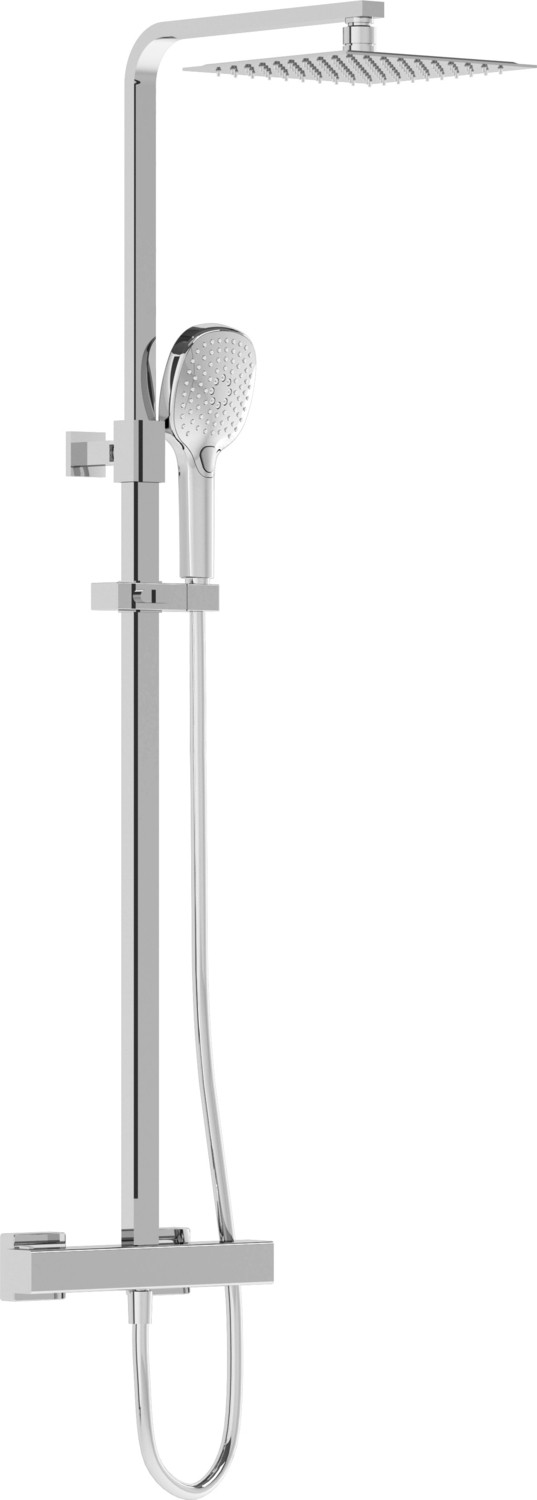 AquaHeat Bliss S 230 A47202 Termostatik Duş Sistemi, Krom