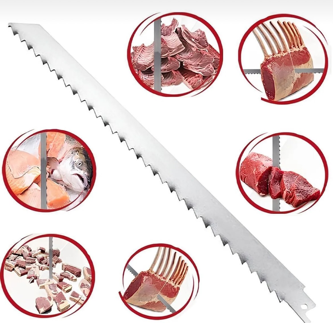 S1211K Kemik Kesme Tilki Kuyruğu Bıçağı 300 mm