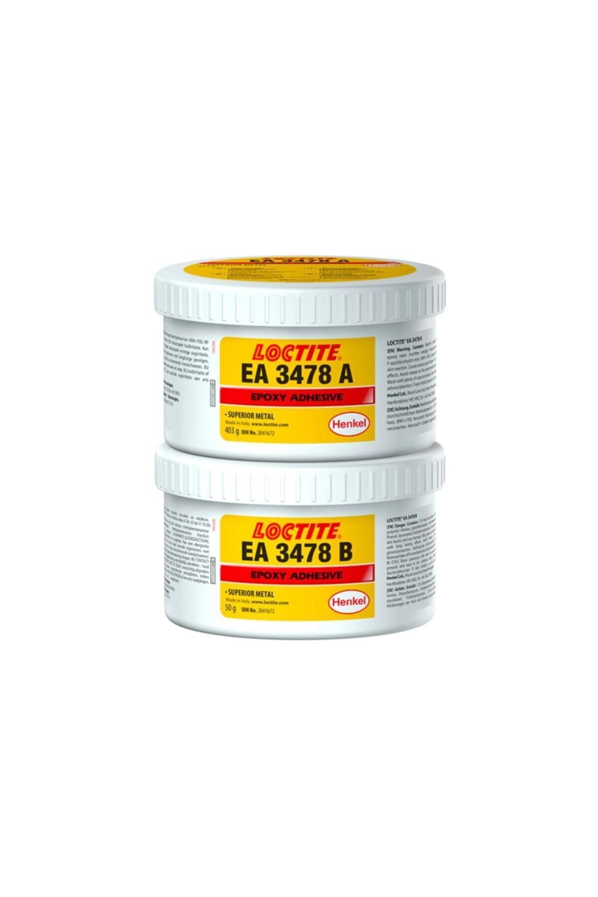 Loctite 3478 - 453gr - Epoksi Metal Set | Yüksek Sıkışma Çelik Macun