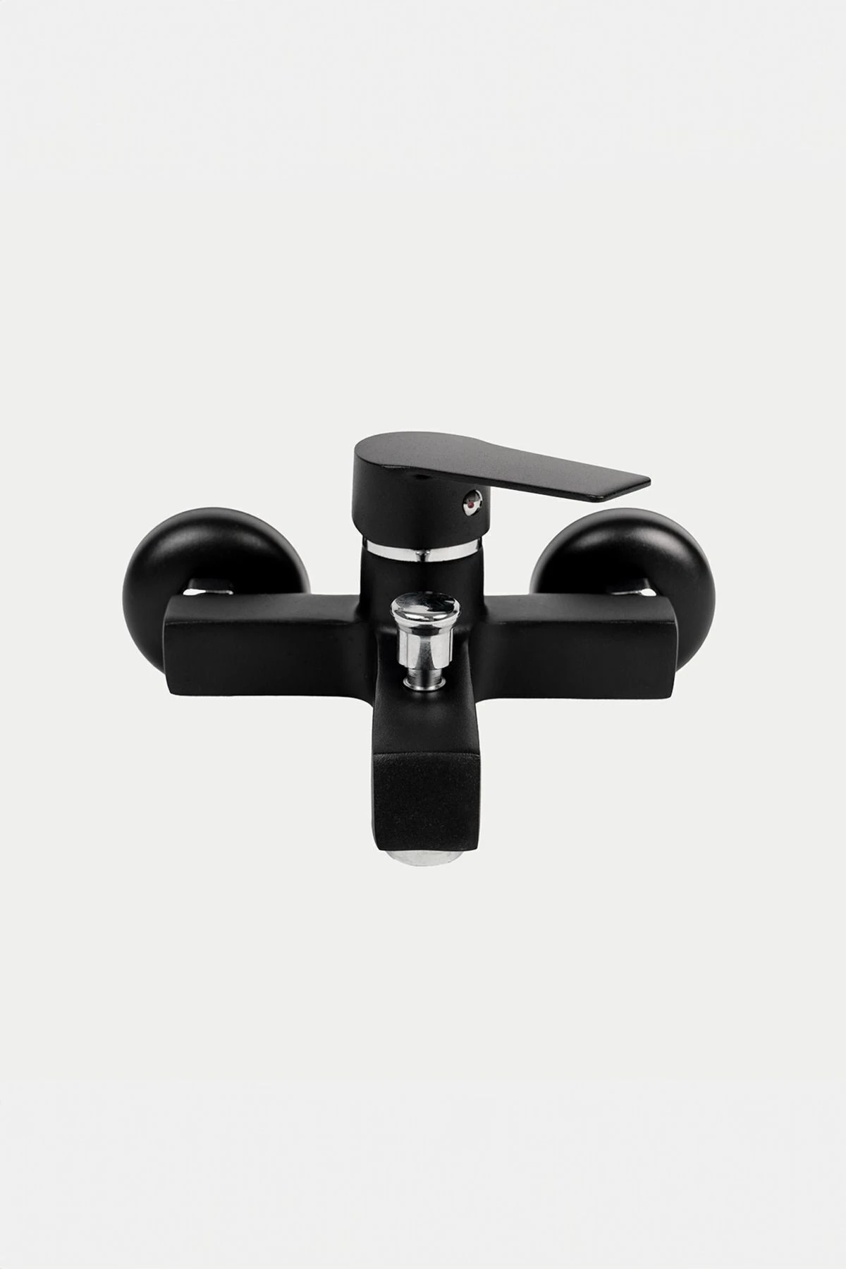 Lüks Siyah Yağmurlama Tepe Duş Seti Ve Modern Siyah Kare Ağır Banyo Bataryası 2'li Set