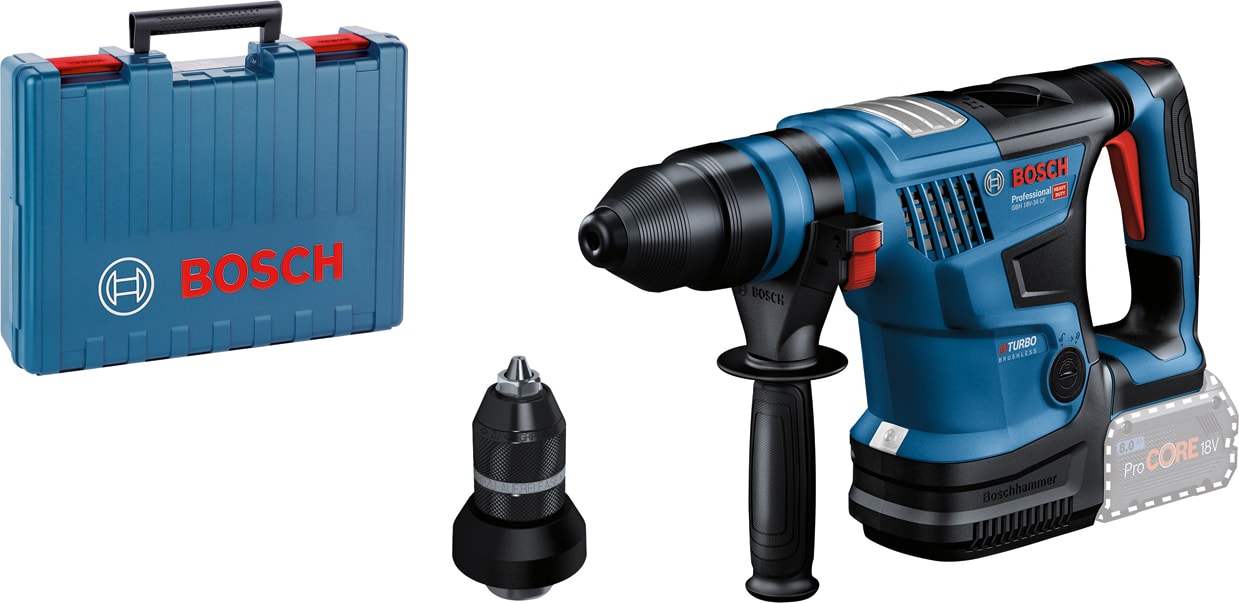 BOSCH GBH 18V-34 CF SDS Plus Akülü Kırıcı Delici (Akü ve Şarj Cihazı Dahil Değil) - 0611914021