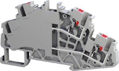 Pft 4 2p Gri Push-In Çok Katlı Klemens 4 mm