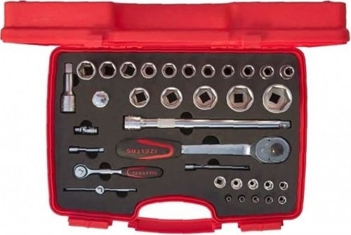 Izeltaş 1/2-1/4" Altı Köşe Lokma Takımı 35 Parça