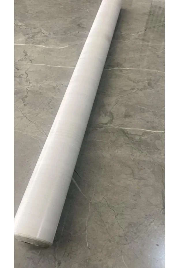 67cm x 10Metre 1 Adet Rulo Yapışkanlı Krem-Beyaz Ahşap Görünümlü Mutfak Duvar Kaplama Folyosu Kağıdı