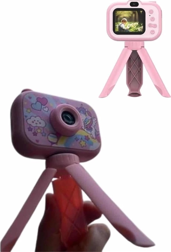 Ayaklı Çocuk Kamerası Tripodlu Mini 1080P Hd Çocuk Kamera